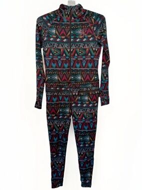 Airblaster Women's Classic Ninja Suit | Wild Tribe | Aztec Base Layer, sz Small